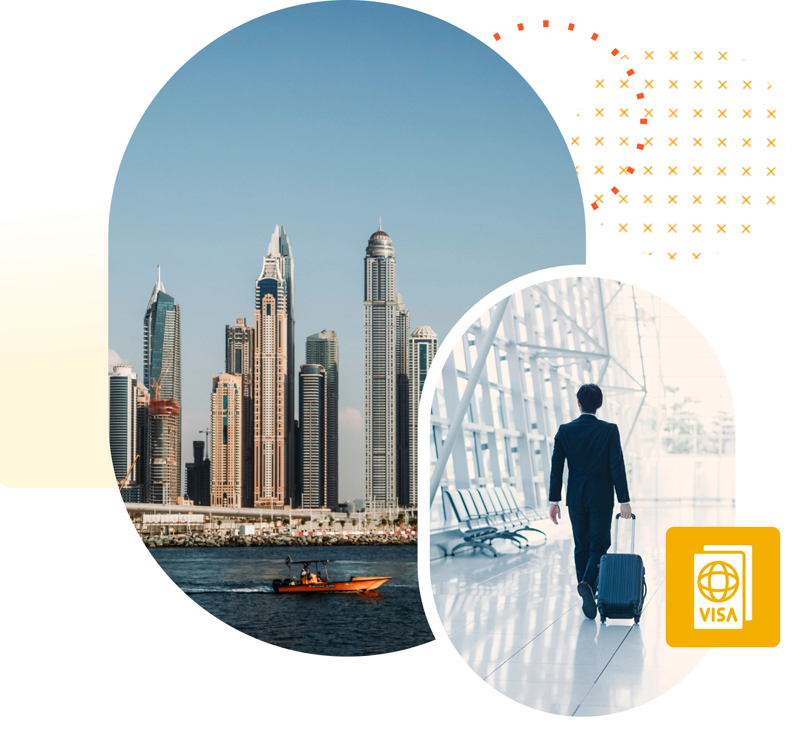 UAE Mission Visa illustration