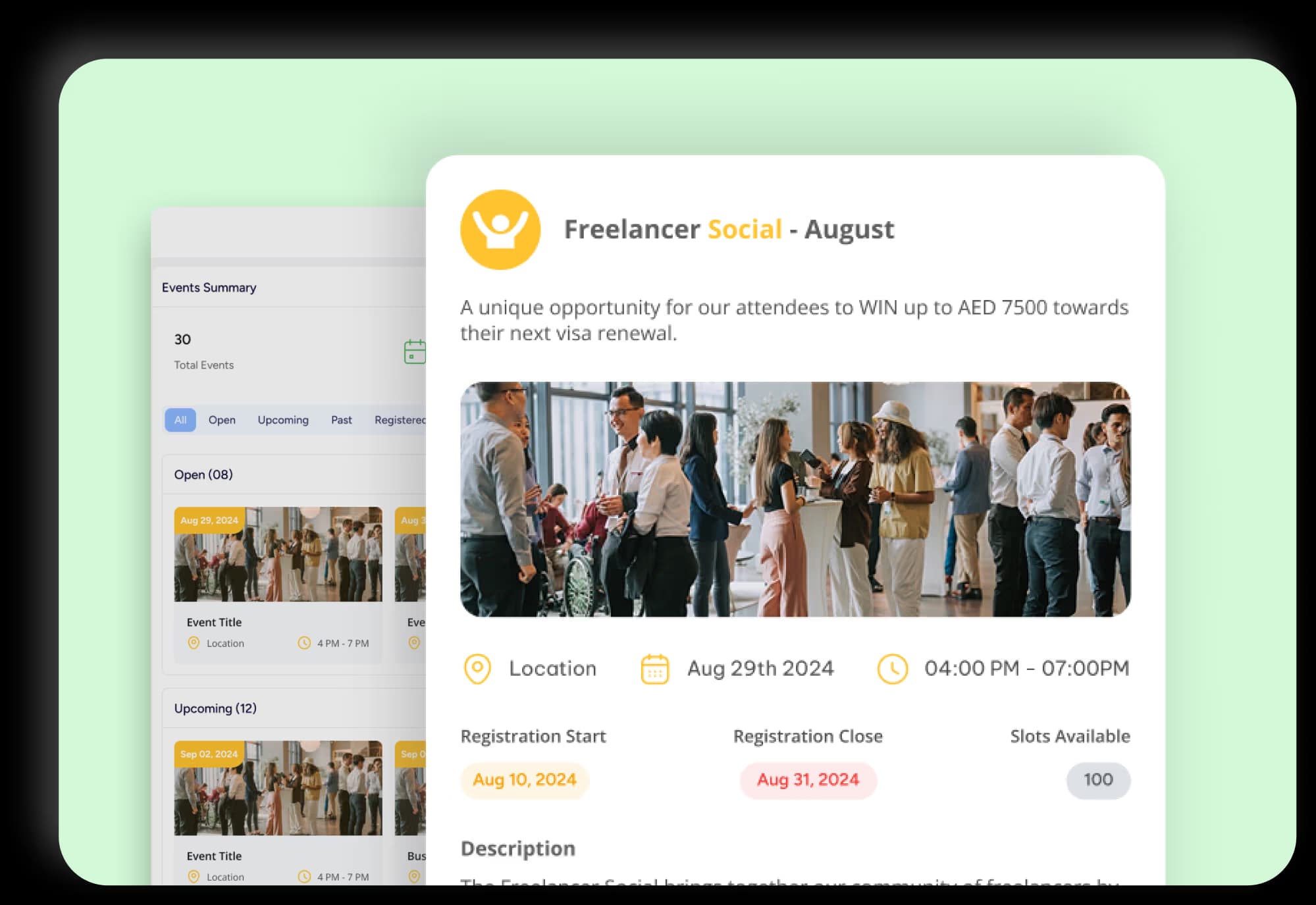 Never Miss Our Events